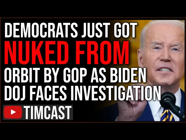 GOP Just NUKED Dems FROM ORBIT, New Investigation In Biden DOJ Sparks FURY Among Corrupt Democrats