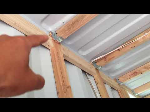 Shipping Container House Framing