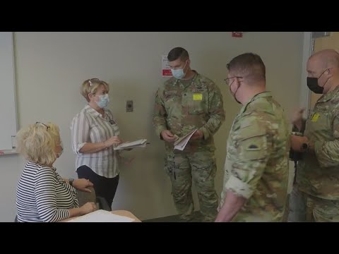 Oregon/NM is calling on National Guard to...  Give covid tests  Transport patients  Fill in as Teachers  Fill in as Bus Drivers
