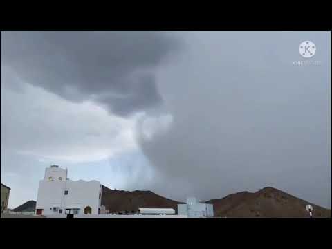 عاصفة رعدية على سلطنة عمان وأمطار غزيرة على السعودية 4 سبتمبر 2021