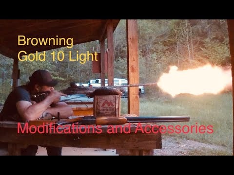 Browning Gold 10 Light (pt 3): Modifications and Accessories to Improve Performance