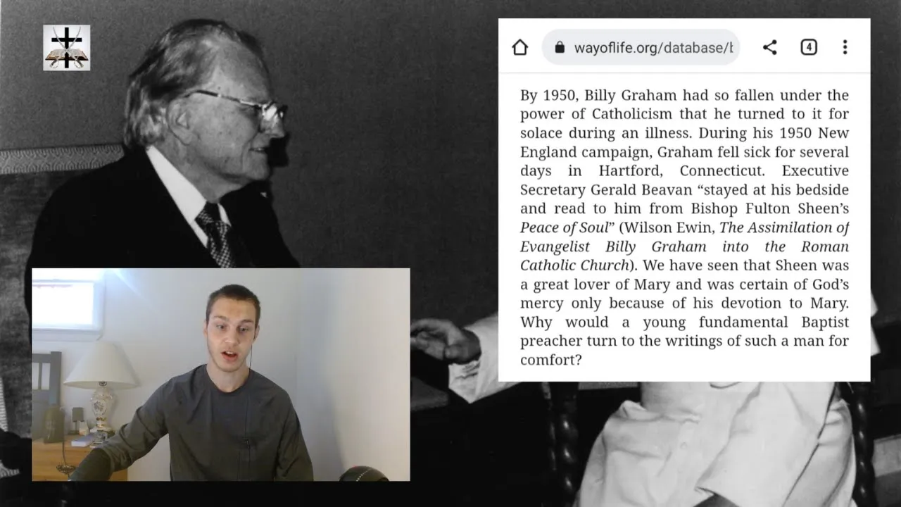 Billy Graham's Romanist-Papist Sympathy And Ties