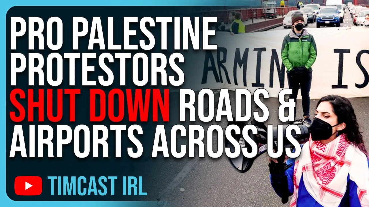 Pro Palestine Protestors SHUT DOWN Roads & Airports All Over Country Opposing Israel