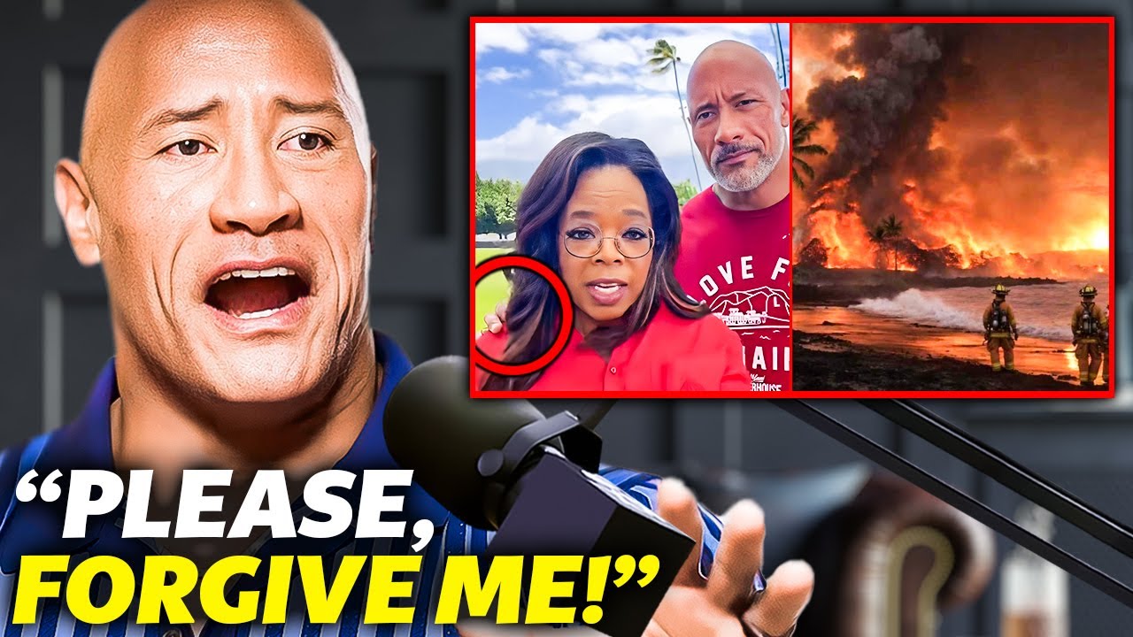 The Rock MISTAKENLY Admits SHADY Role In Maui Fires With Oprah