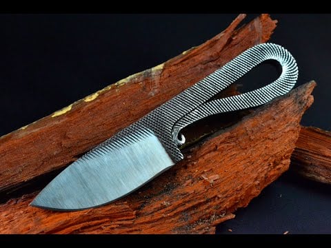 Knife making - making a neck knife from an old file
