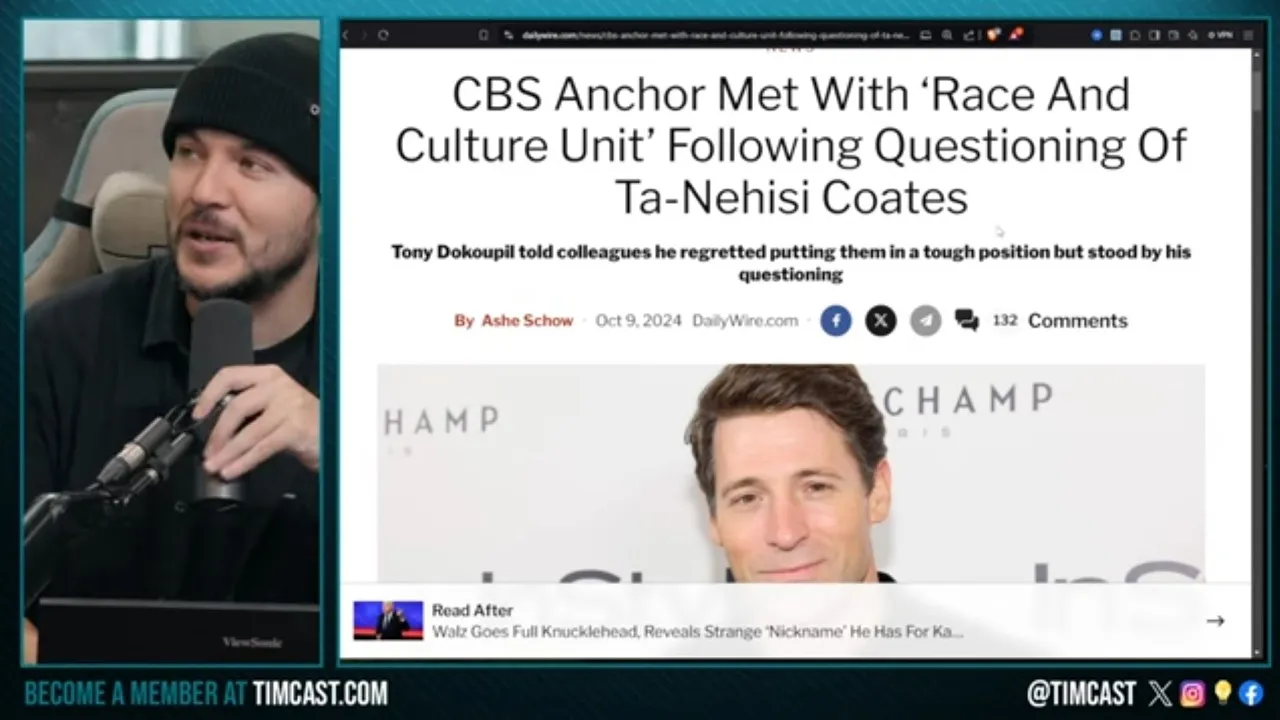 CBS Anchor FORCED To Undergo DEI REEDUCATION For Asking Woke Activist Question, STAFF Were CRYING