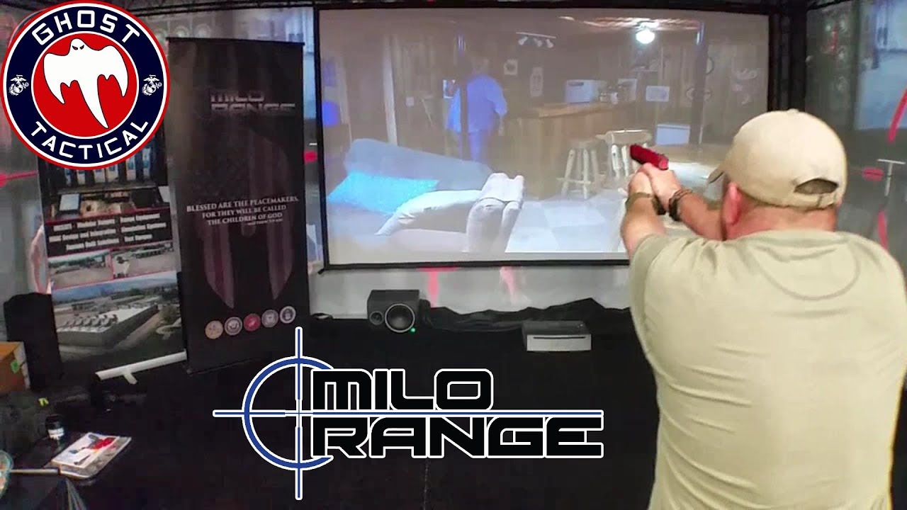 Milo Range Training Systems:  Firearm Training Simulator:  NRA Show 2018