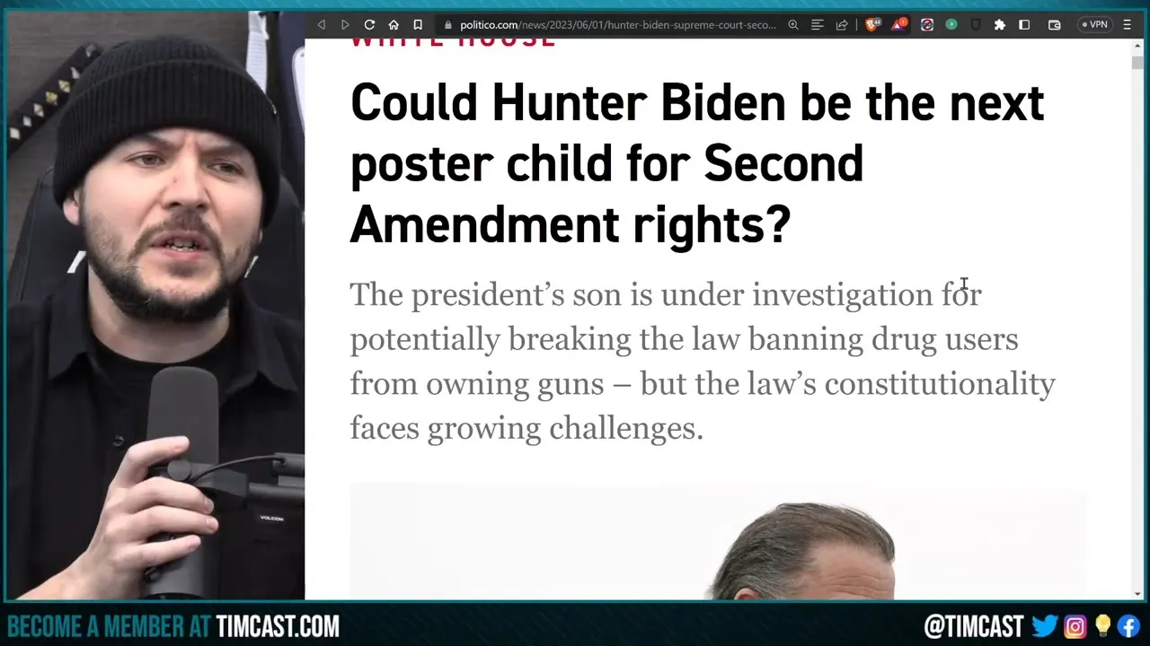 Hunter Biden Fearing ARREST Over Gun Purchase Will DEFEND 2A In Hilarious TWIST