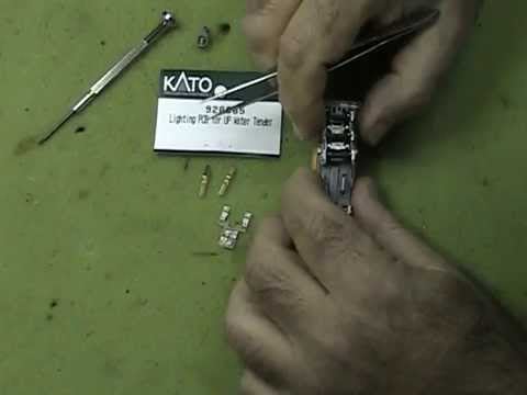 TopHobbyTrains Kato FEF Water Tender Light Kit Installation