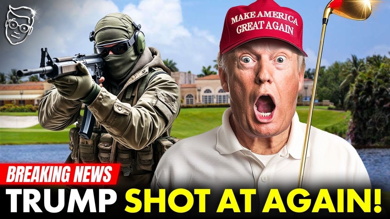 🚨 BREAKING: Second Trump Assassination, Trump Shot At By Assassin, Secret Service OPENS FIRE