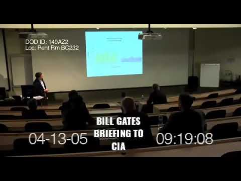 Bill Gates Briefing to CIA 2005 #news