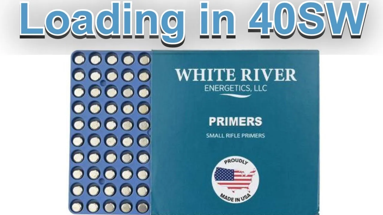 Reloading White River Primers in 40sw on the Lee Classic Turret Press