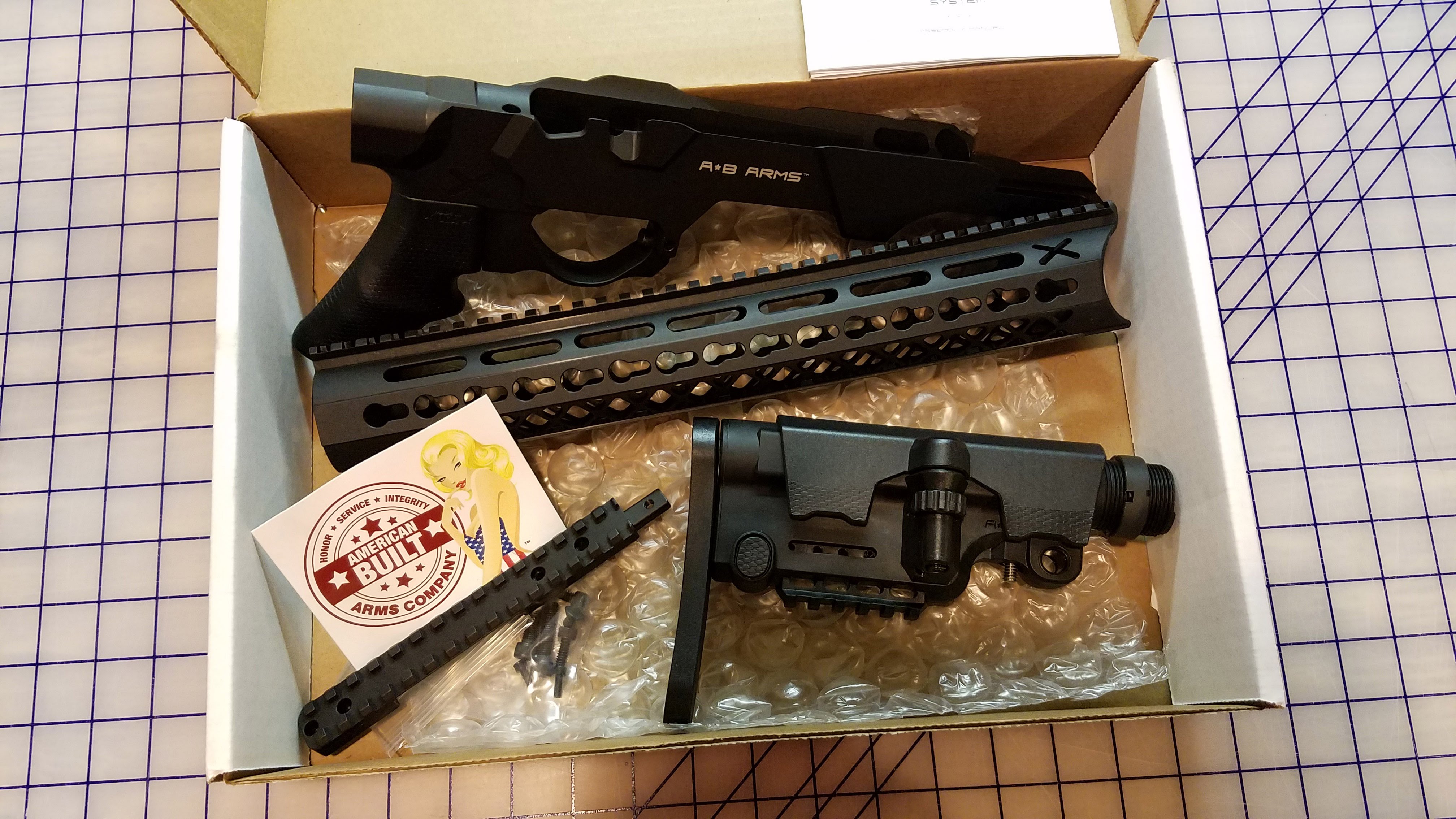 Opening Box American Built Arms Mod X Gen III Rem 700 Chassis