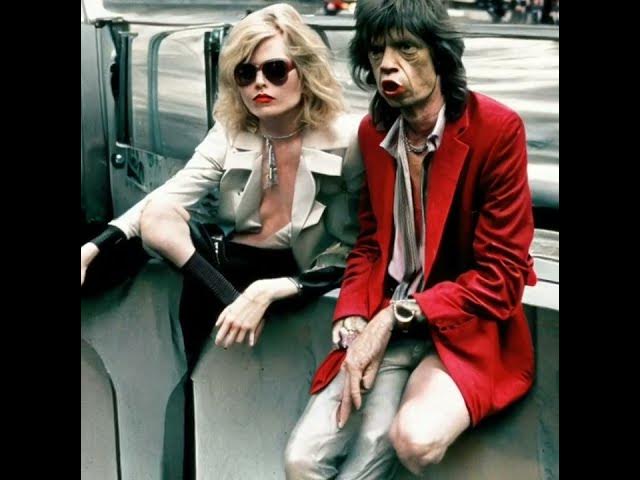 DEBORAH HARRY & MICK JAGGER NEW YORK CITY 1975