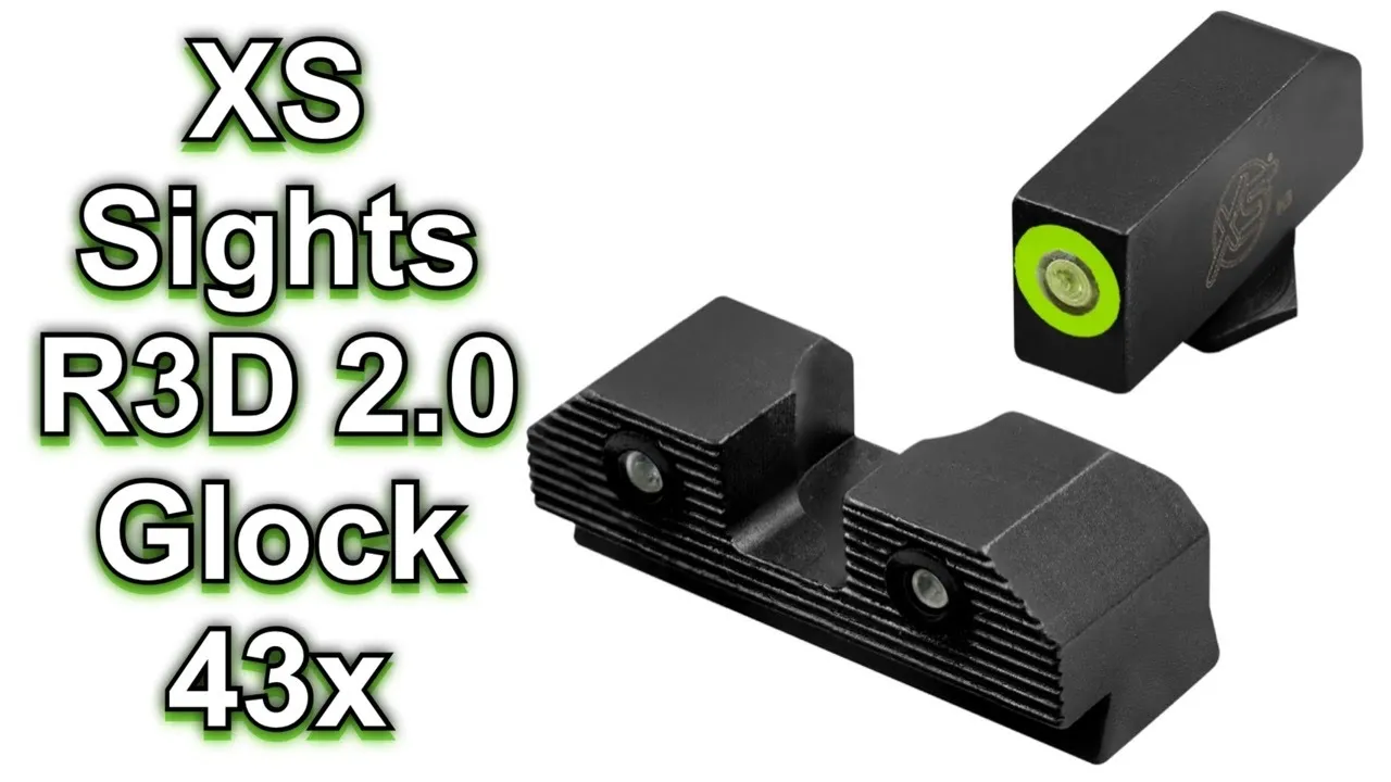 XS Sights R3D 2.0 For The Glock 43x