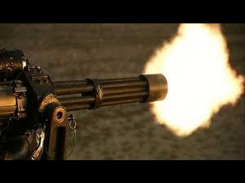 DEADLY FAST us military M134D gatling machine gun