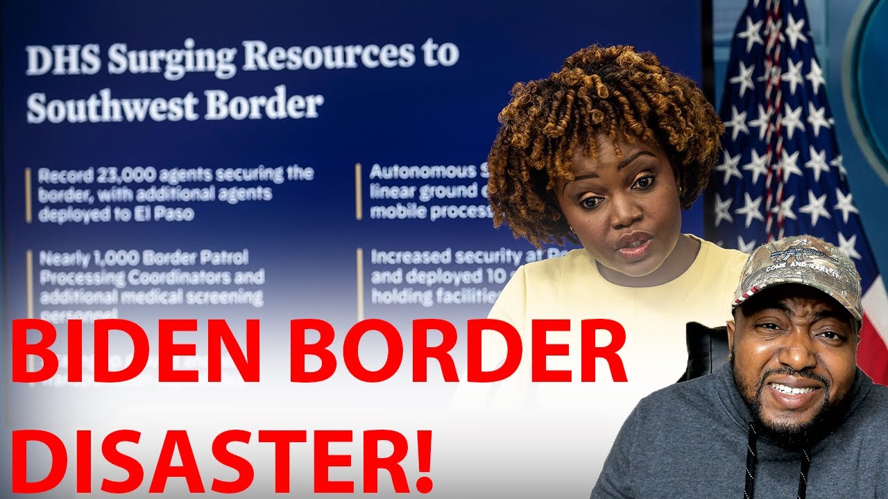 Karine Jean Pierre Literally Has Nothing When Asked What Kamala Harris Has Done To Secure The Border (Black Conservative Perspective)