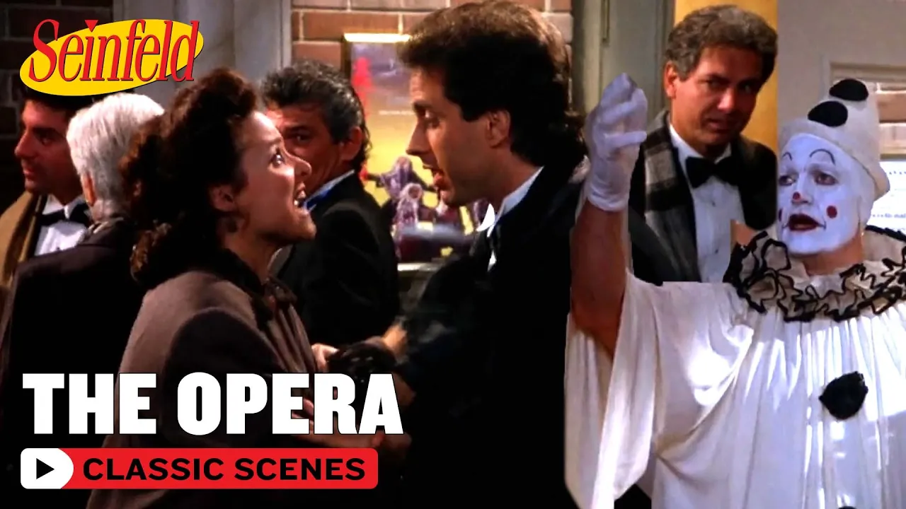 Jerry & Elaine Evade A Crazy Clown | The Opera | Seinfeld