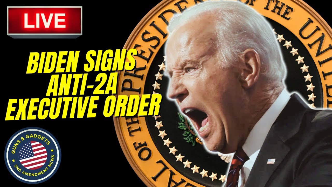 President Biden Signs Anti-2nd Amendment Executive Order (Shortened Version)