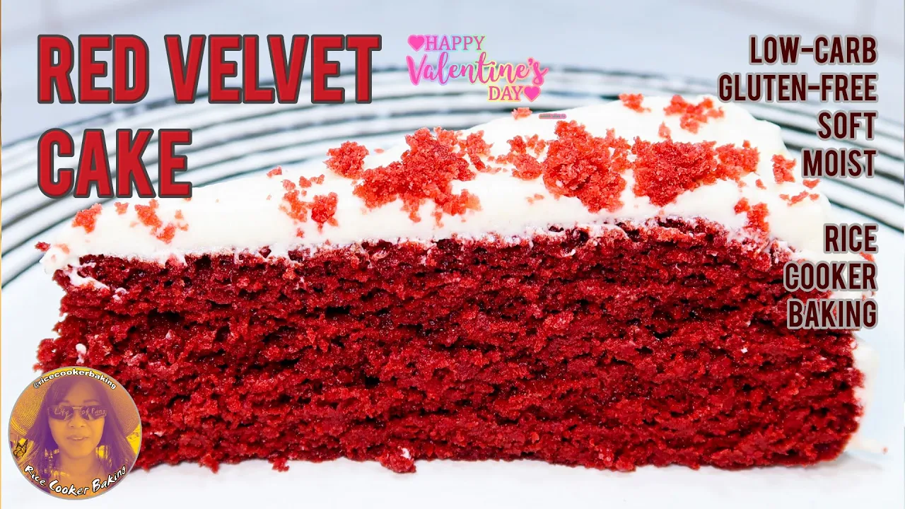 Red Velvet Cake Healthy Recipe | Almond Flour Cake Recipes Moist | EASY RICE COOKER CAKE RECIPES