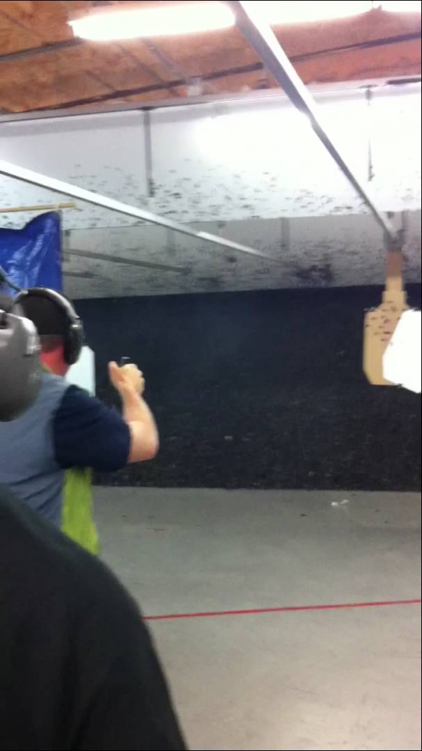 Jim@ the Trading Place IDPA Indoor shoot