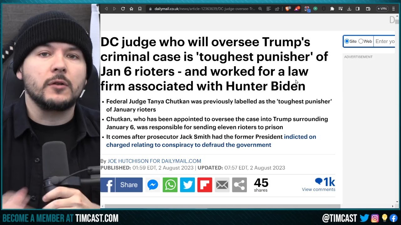 Judge In Trump Charges WORKED WITH HUNTER BIDEN, The Fix Is In With Trump 2020 Conspiracy Charges
