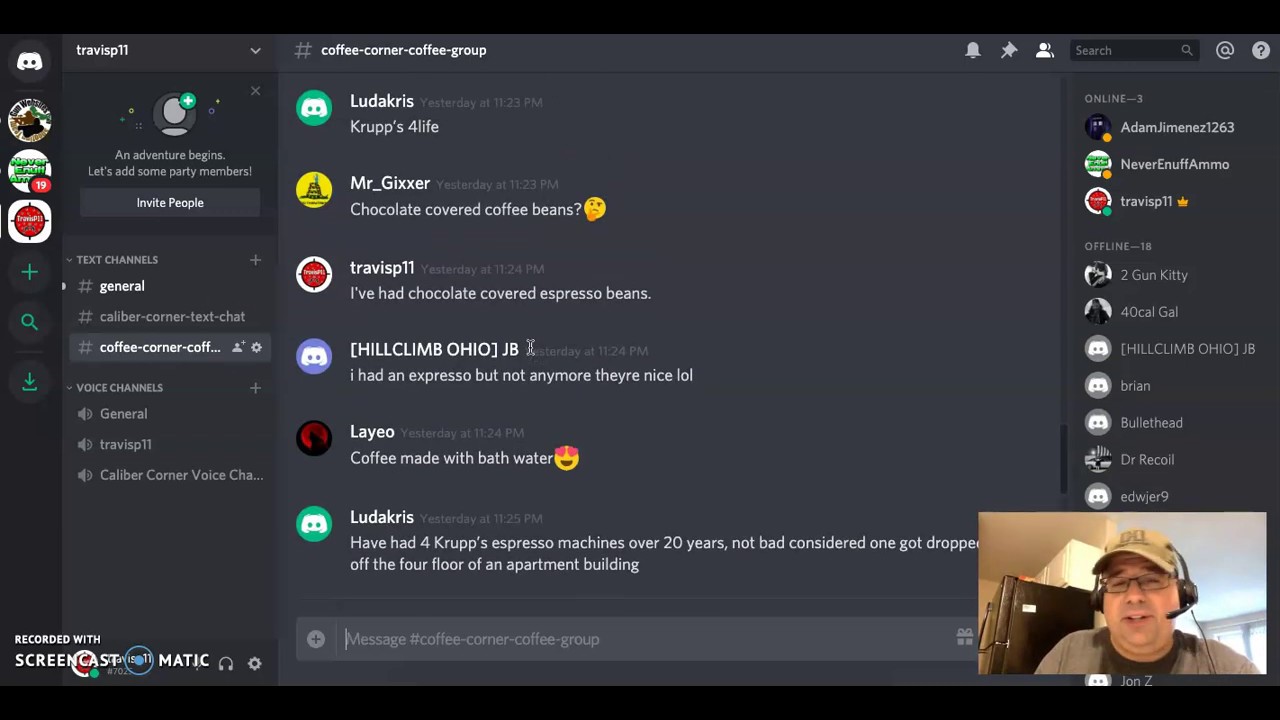 Caliber Corner Podcast moving to Discord?