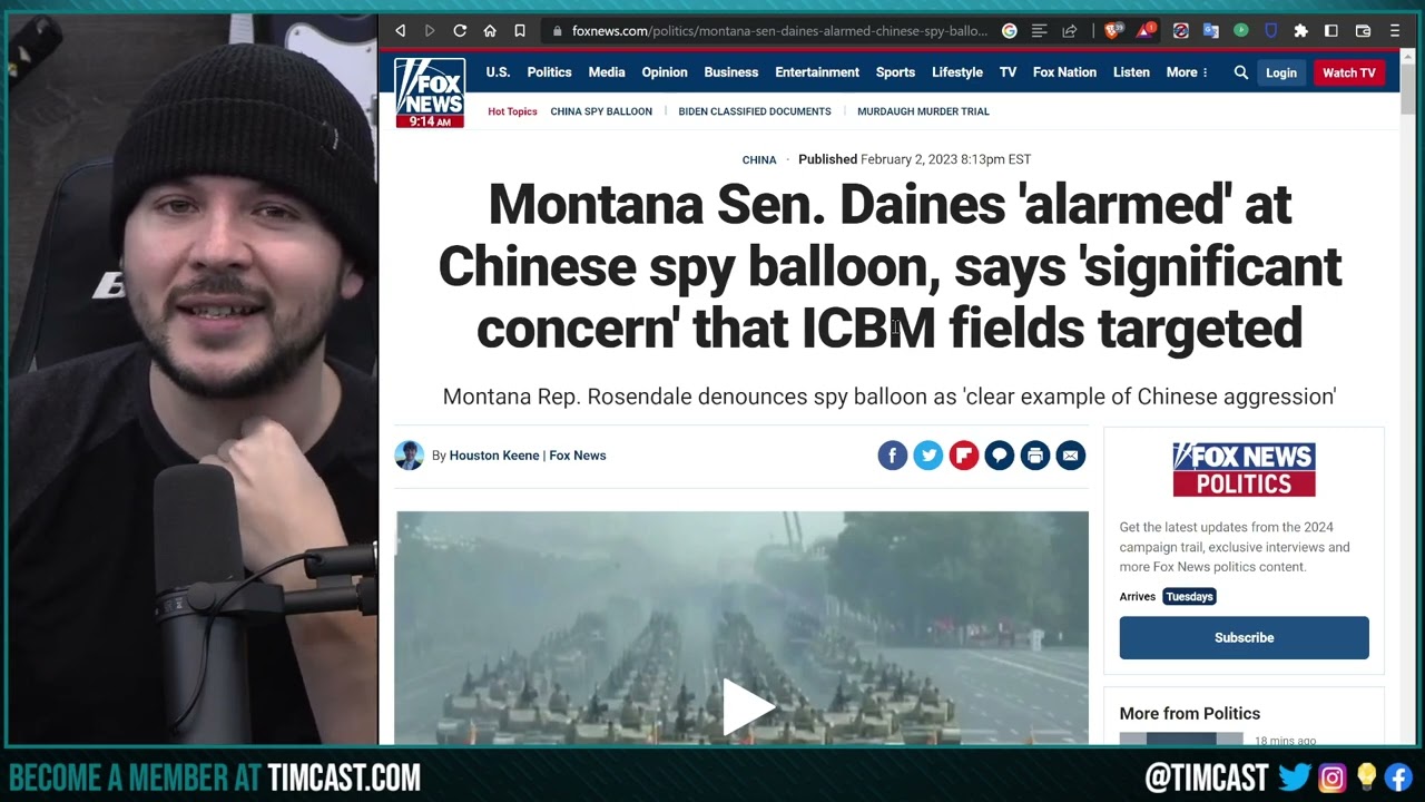 Trump Says SHOOT DOWN THE BALLOON, Chinese Spy Balloon May Be Spying ON OUR NUCLEAR MISSILE SITES