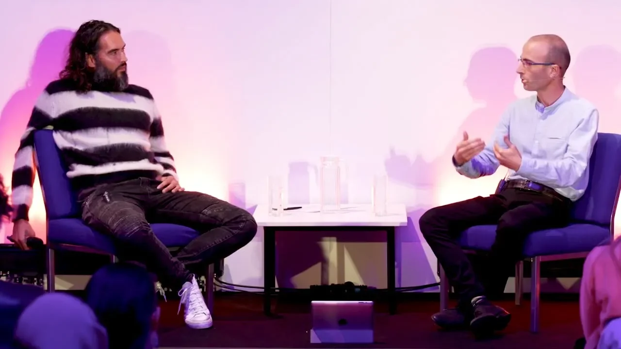Russell Brand & WEF's Yuval Noah Harari Discuss Education, Elites and Useless Eaters  - 2018
