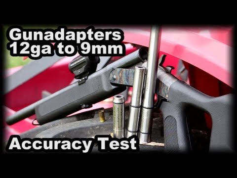 12ga to 9mm Adapters Accuracy test Gunadapters