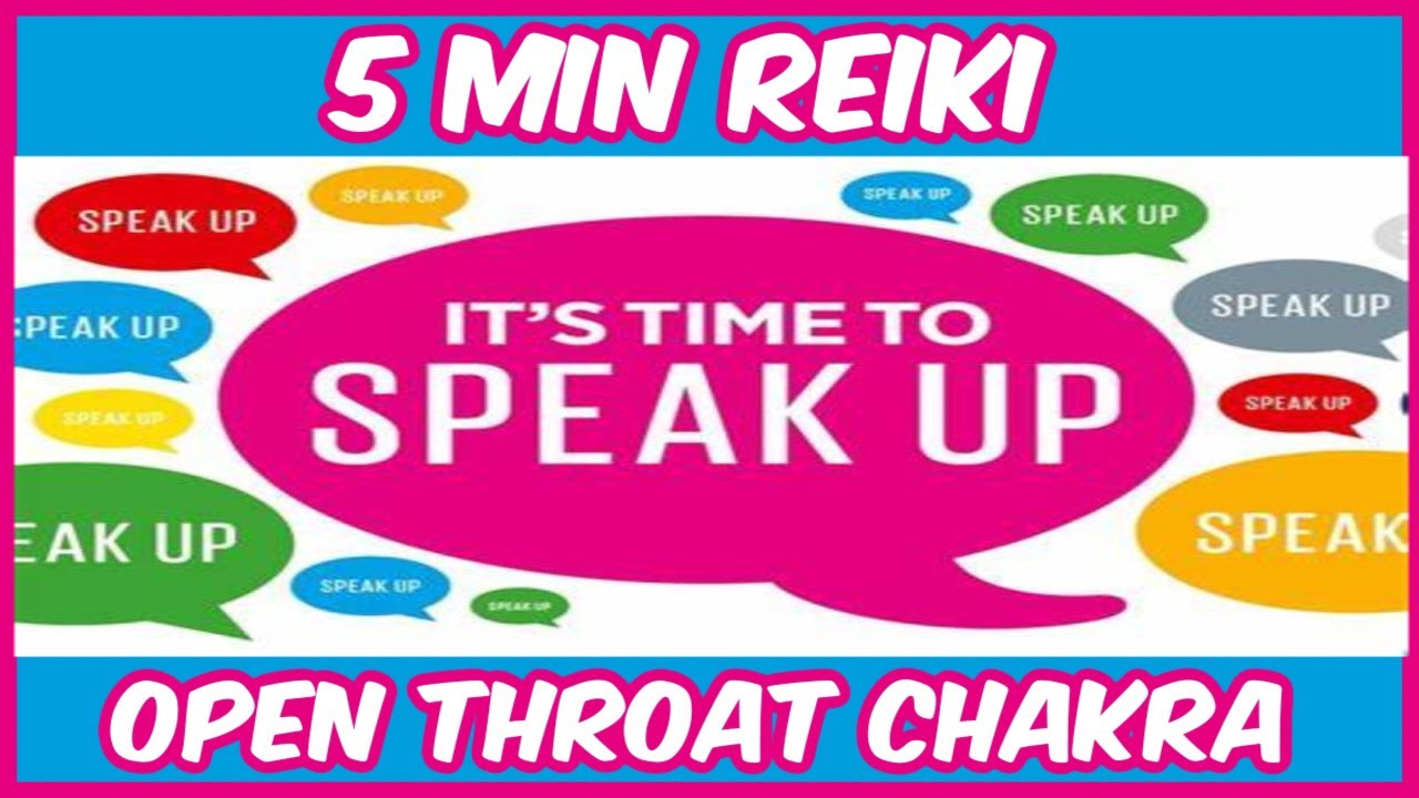 KK Reiki l Speak More Confidently l Throat Chakra Opening l 5 Minute Session l Healing Hands Series