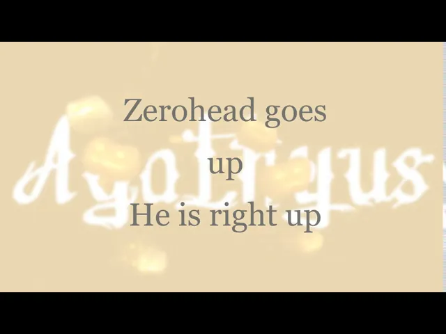 Agathyus ¬ Zerohead (official lyric audio)