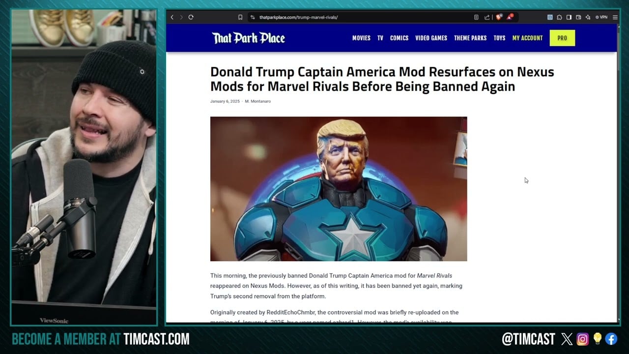 Marvel Rivals Trump Captain American BANNED AGAIN, Users CRY The Game Is TOO RACIST