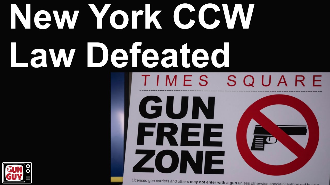 New York CCW Law Defeated!