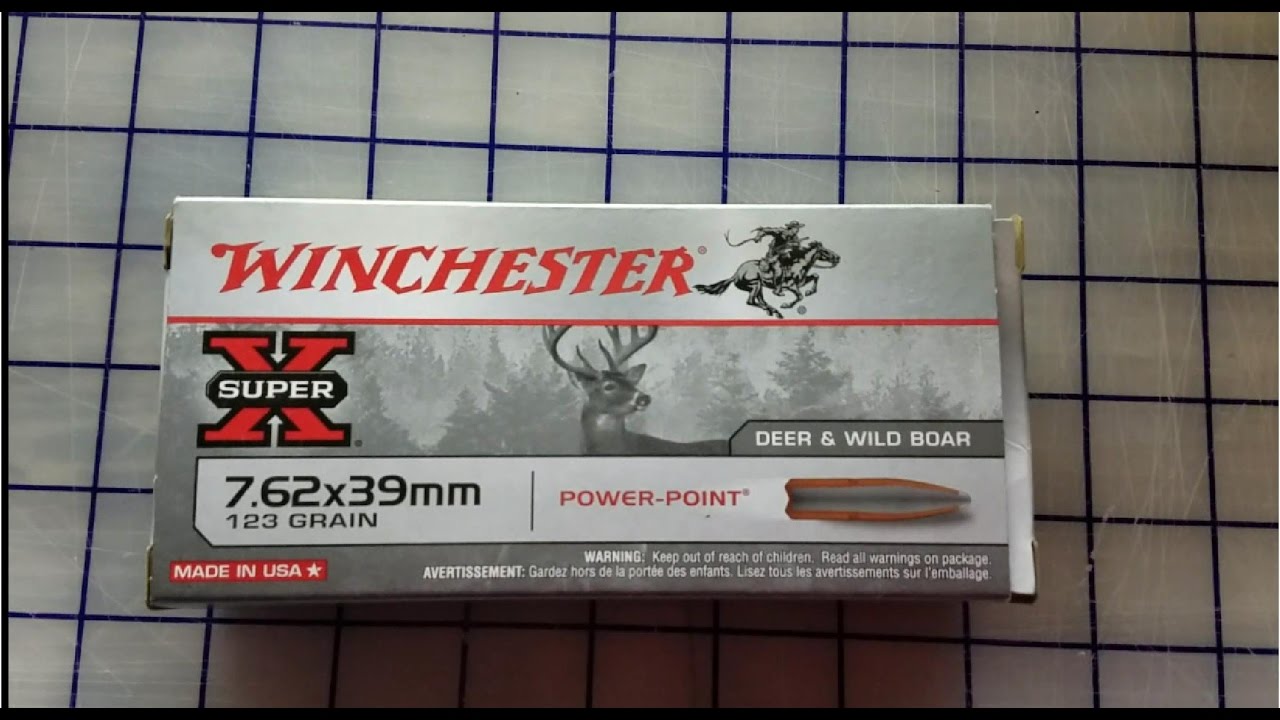 7.62x39 Winchester Power Point Gel Test