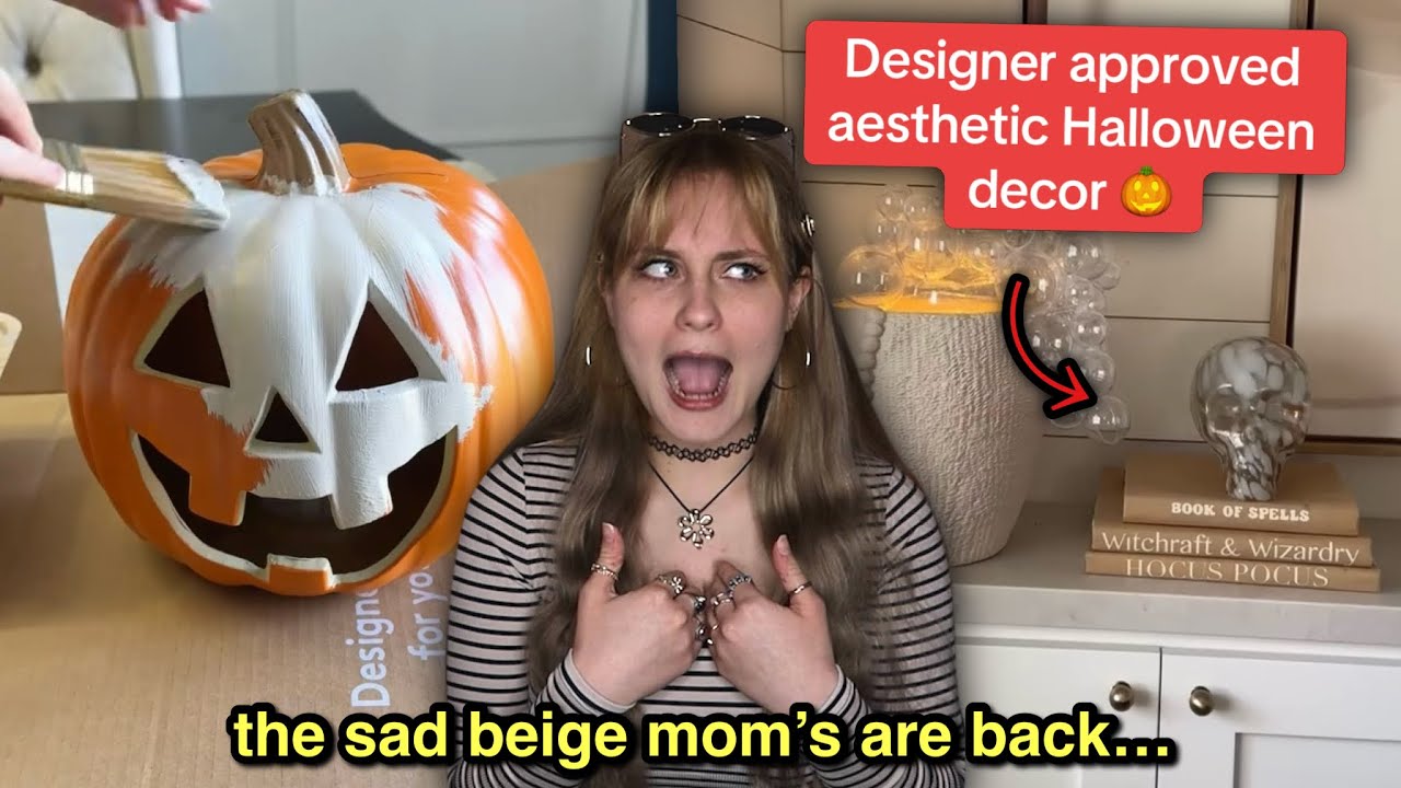 The Sad Beige Aesthetic Is DESTROYING Halloween...