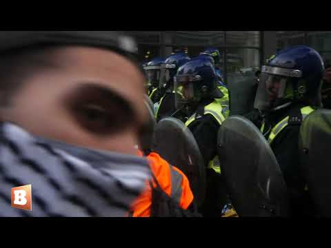“Allahu Akbar!” — Anti Israel Protesters Brawl with Police in London