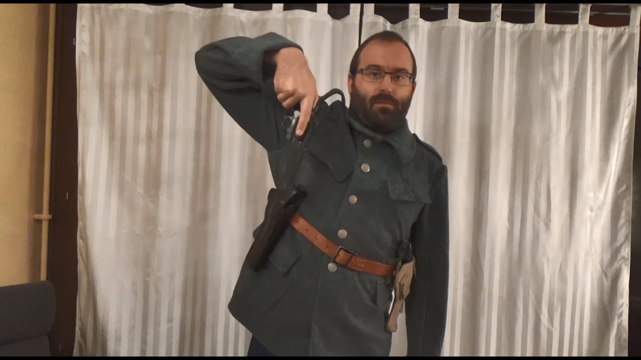 Why did the British and other Euro Armies typically wear holsters on the left?