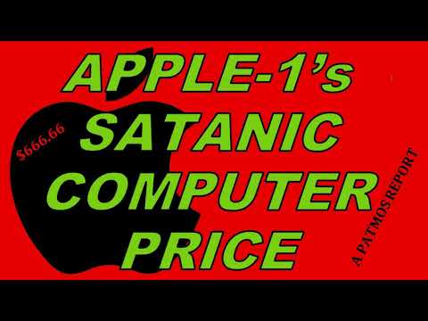 APPLE 1's SATANIC COMPUTER PRICE