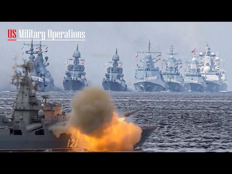 Russian Shocked 24 NATO warships entered the Black Sea amid the Ukraine war
