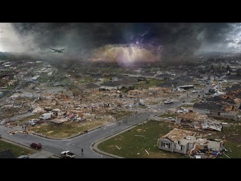 Sky has fallen on the USA! Huge Tornado flips houses and carries people away!