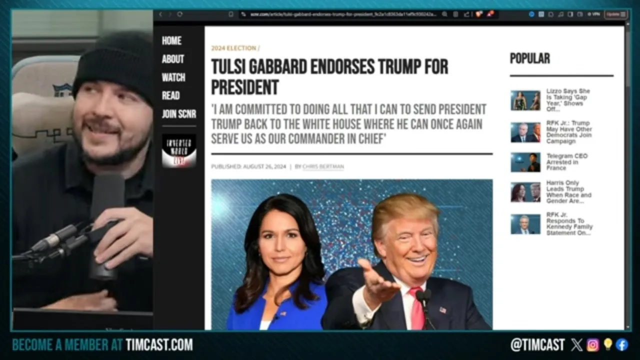 Tulsi Gabbard Endorses Trump, RFK Calls It The Justice League, MSNBC SHOCKED People PREFER TRUMP