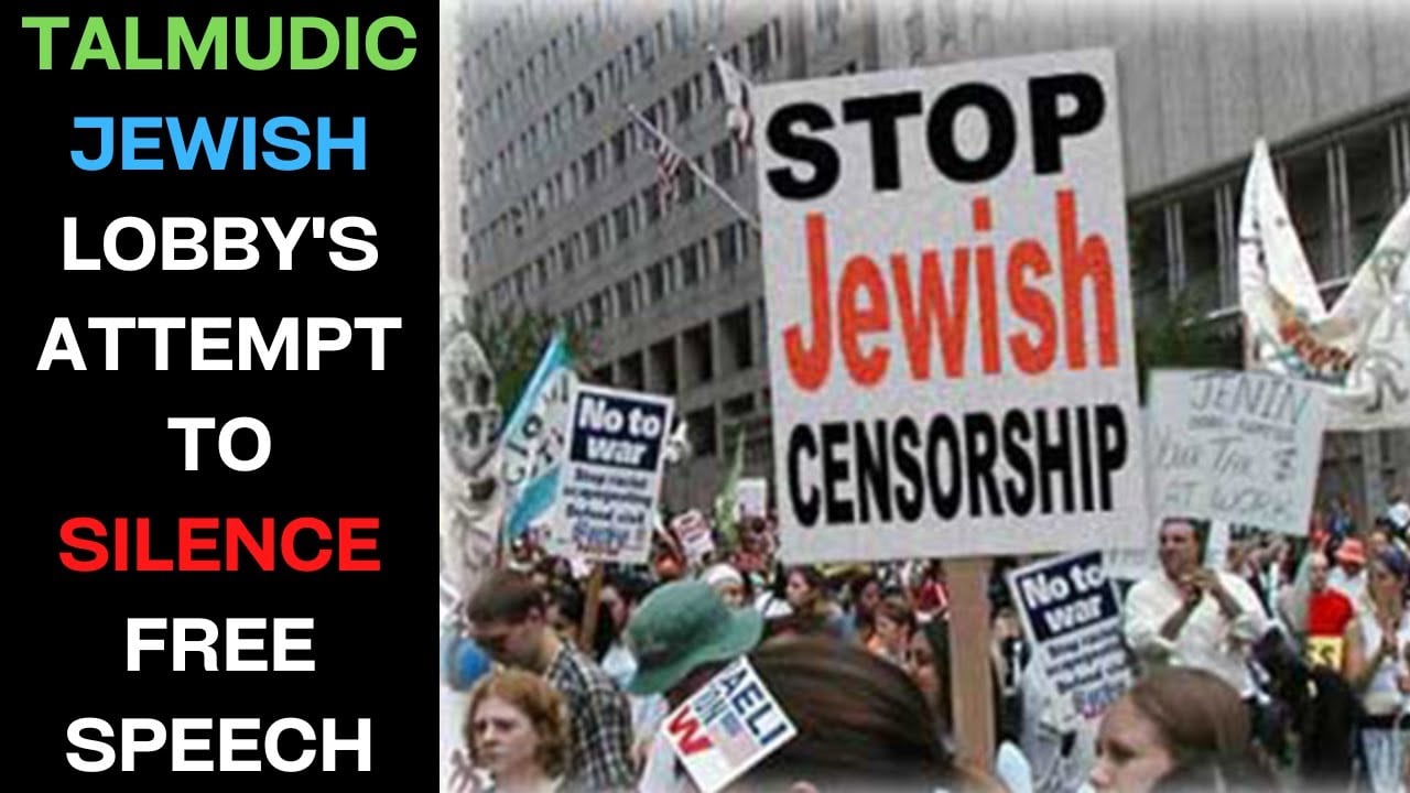 Talmudic Jewish Lobby's 'Antisemitism' Definition Undermines Free Speech