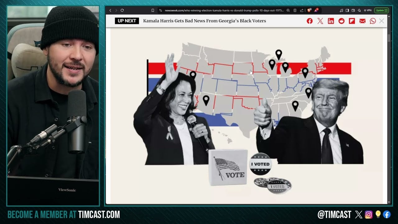 Trump Takes NATIONAL LEAD Over Kamala, Popular Vote Margin Gives Trump 98% Chance Of WINNING 2024