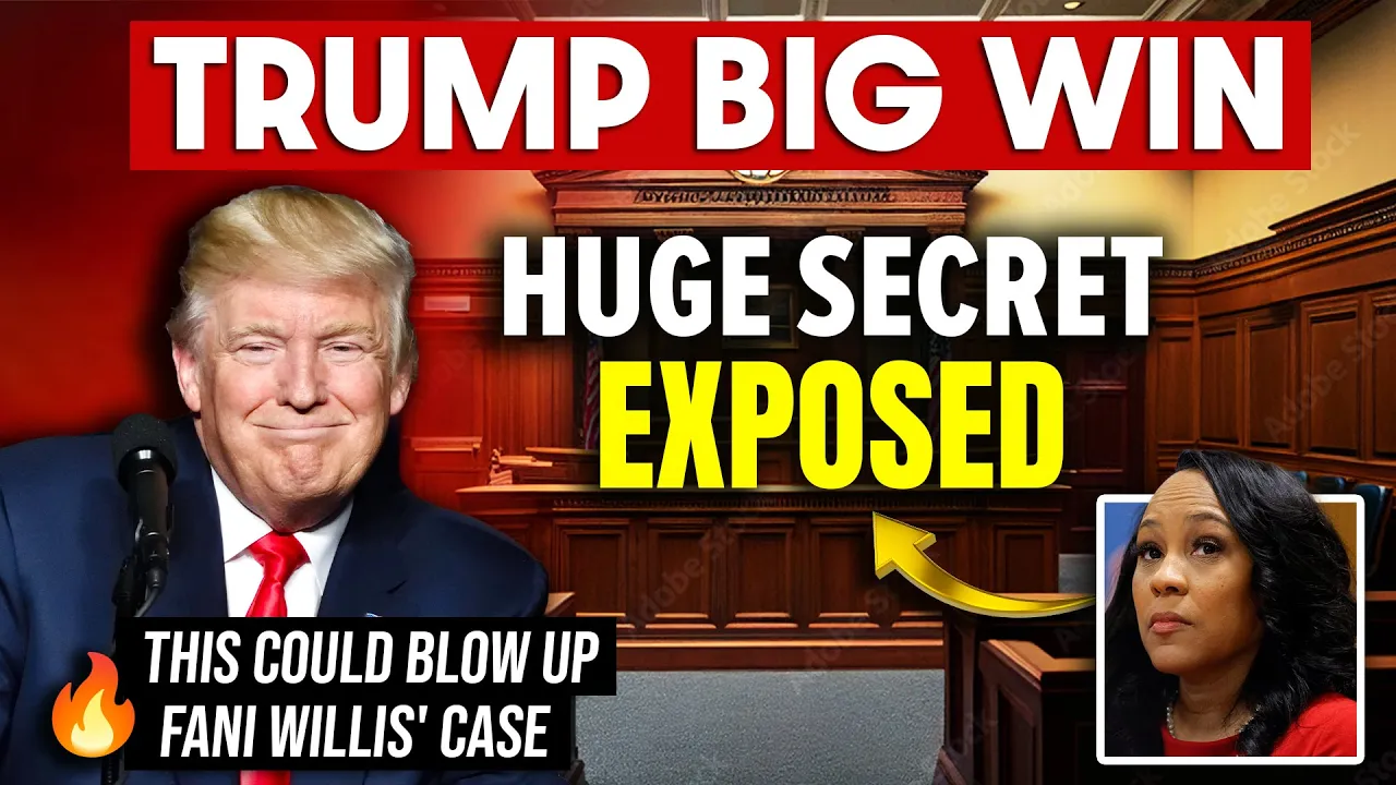 TRUMP BIG WIN 🔥 HUGE SECRET EXPOSED 🔥 THIS COULD BLOW UP FANI WILLIS' CASE