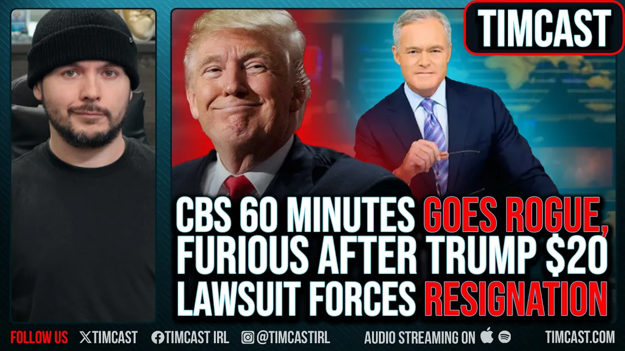 CBS 60 Minutes GOES ROGUE, FURIOUS After Trump $20B Lawsuit Forces RESIGNATION