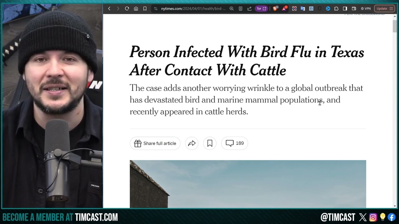 Bird Flu INFECTED HUMAN, Black Swan Bird Flu Pandemic Could Threaten Election With NEW LOCKDOWNS