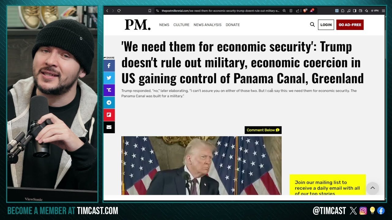 Trump Says US MAY Need To Invade Panama Or Greenland, IT WONT HAPPEN, Trump IS RIGHT About Panama