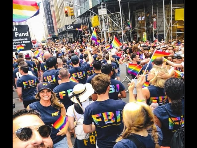 The Great FBI Most Trusted in Law Enforcement Marches With Guns In Pride Parade