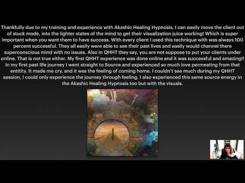 Qhht Vs Akashic Healing Hypnosis April Class coming!